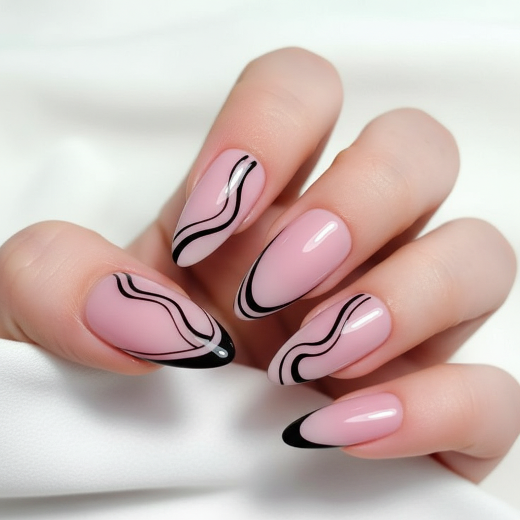 Elegante French Nails neu interpretiert