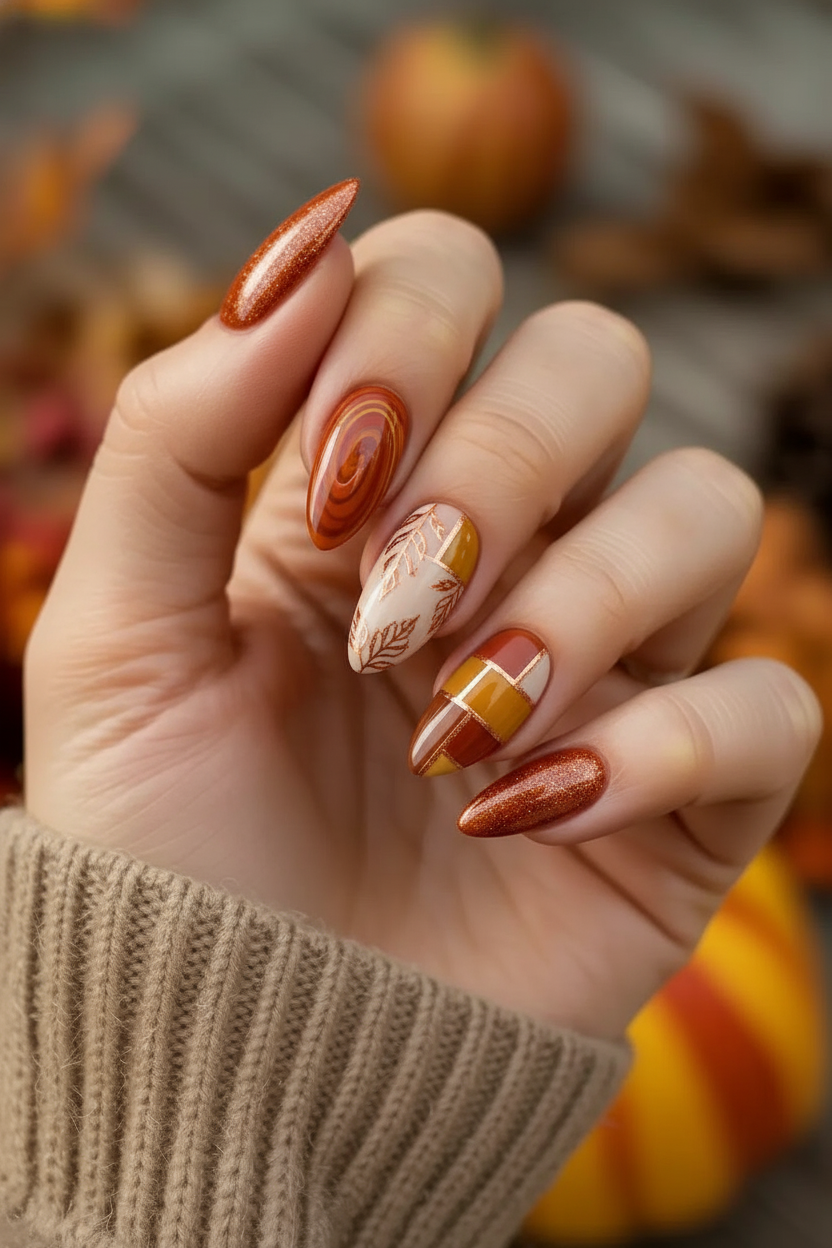Warme Töne für den Herbst: Die schönsten Nageltrends 2025