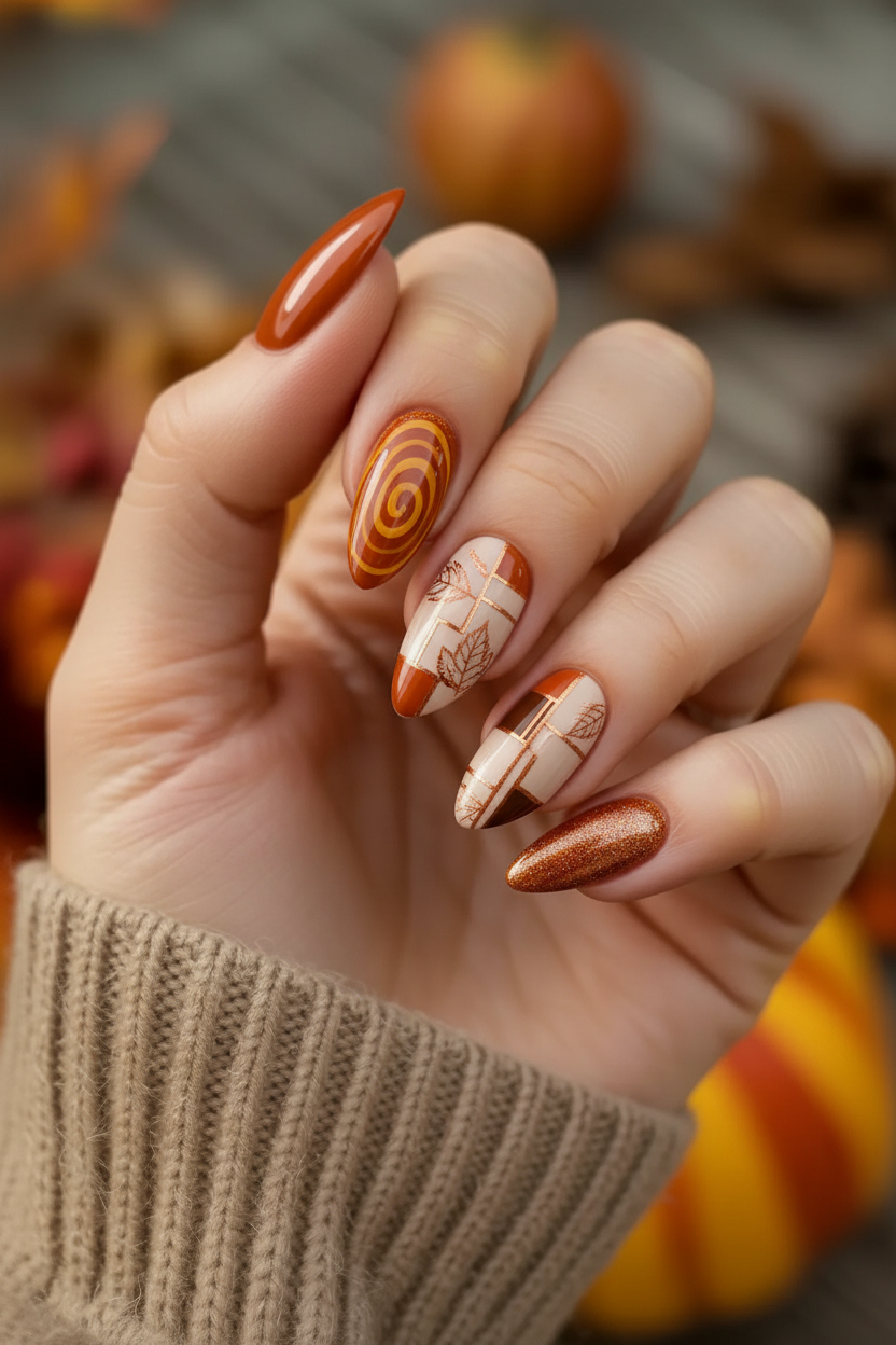 Warme Töne für den Herbst: Die schönsten Nageltrends 2025